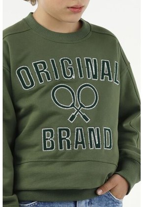 Buzo Verde Para Niño