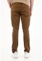 Pantalón Recto Cinco Bolsillos Café Para Hombre de Tennis