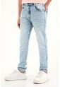 Jean Slim Tono Acid Wash Claro Para Niño de Tennis