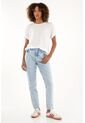 Tennis Jean Mom Tiro Alto Tono Medio Claro Para Mujer de Tennis