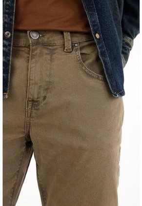 Tennis Pantalón Nudy Tiro Medio Verde Para Hombre