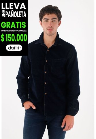 Tennis Camisa Clásica De Tacto Suave Azul Para Hombre Tennis