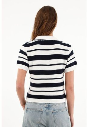 Tennis Camisa Tejida Tipo Polo Para Mujer