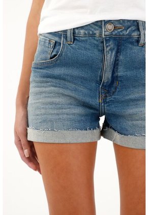 Tennis Bermuda Azul Amplia Para Mujer