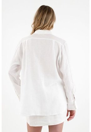 Camisa Crudo En 100% Lino Para Mujer