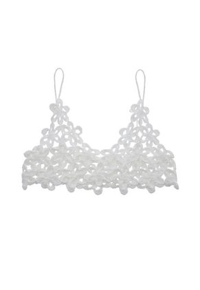 Camisa Tipo Crop Blanca Para Mujer