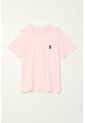 Camiseta Con Estampado En Algodón 100% Rosada Para Niño de Tennis