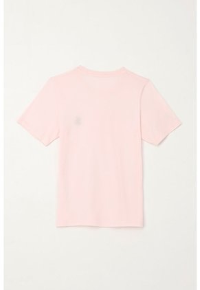 Camiseta Con Estampado En Algodón 100% Rosada Para Niño