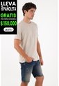 Tennis Camiseta Básica Con Raqueta Gris Para Hombre de Tennis