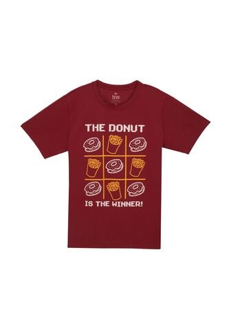 Tennis Camiseta Básica Manga Corta Roja Para Hombre Tennis