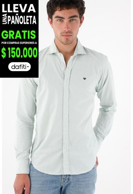 Tennis Camisa Clásica Con Raqueta Con Acabado Mate Para Hombre