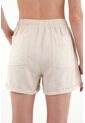 Bermuda En Lino Crudo Para Mujer de Tennis