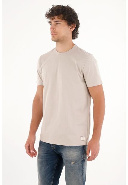Tennis Camiseta En 100% Algodón Gris Para Hombre