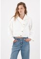 Tennis Chaqueta Con Textura En Relieve En Algodón Blanco Para Mujer de Tennis
