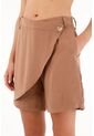 Bermuda Café Larga De Silueta Amplia Para Mujer de Tennis