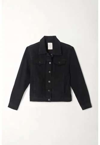 Tennis Chaqueta En Black Denim Para Mujer Tennis