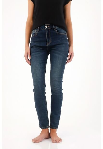 Tennis Jean Jegging Azul Para Mujer