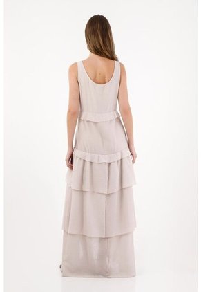 Tennis Vestido Asimétrico Con Boleros Crudo Para Mujer