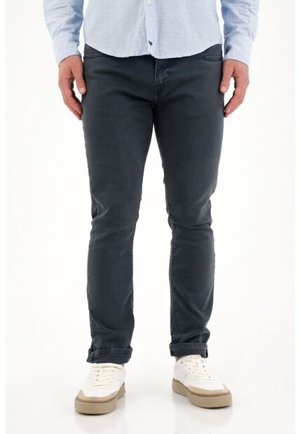 Tennis Pantalón En Denim Azul Para Hombre