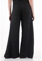 Tennis Pantalón Wide Leg En 100% Lino Negro Para Mujer de Tennis