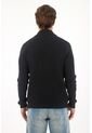 Tennis Buzo Tejido Tipo Cárdigan Negro Para Hombre de Tennis
