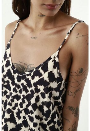 Conjunto Pijama Estampado Animal Print Para Mujer