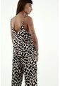 Conjunto Pijama Estampado Animal Print Para Mujer de Tennis