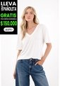 Tennis Camiseta Con Cuello En V Con Textura Ligera Para Mujer de Tennis