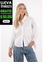 Tennis Camisa Manga Larga Con Bolsillo Blanca Para Mujer de Tennis
