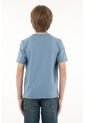 Camiseta Azul Con Estampado En Alta Densidad Para Niño de Tennis