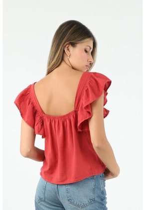 Camisa Roja Para Mujer