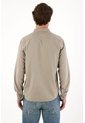 Tennis Camisa Manga Larga Con Raqueta Bordada Gris Para Hombre de Tennis