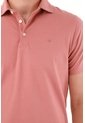 Polo Con Raqueta Bordada Roja Para Hombre de Tennis