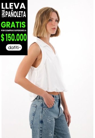 Tennis Camisa Manga Sisa De Silueta Englobada Crudo Para Mujer Tennis