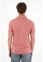 Polo Con Raqueta Bordada Roja Para Hombre de Tennis