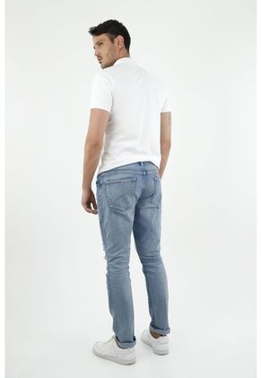 Jean Nudy Azul Para Hombre