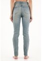 Tennis Jean Super Slim Tiro Medio Azul Para Mujer de Tennis