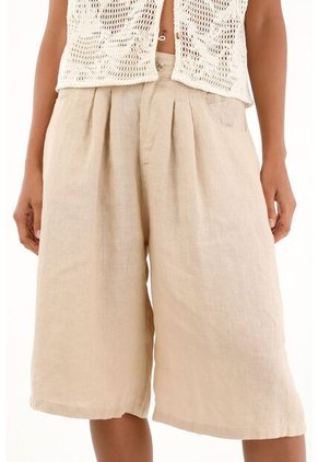 Tennis Bermuda Larga Café Para Mujer