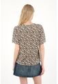 Tennis Camiseta Oversized Estampado Animal Print Con Estructura Ligera Para Mujer de Tennis