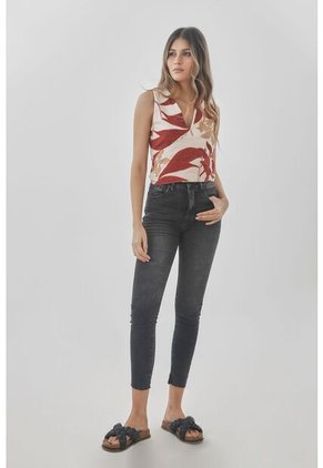 Jean Negro Para Mujer