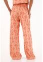 Tennis Pantalón Recto Naranja Con Bordado Para Mujer de Tennis