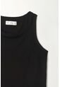 Tennis Camiseta Negra Manga Sisa Para Mujer de Tennis