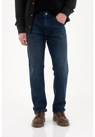 Tennis Jean Recto Tono Azul Oscuro Para Hombre Tennis