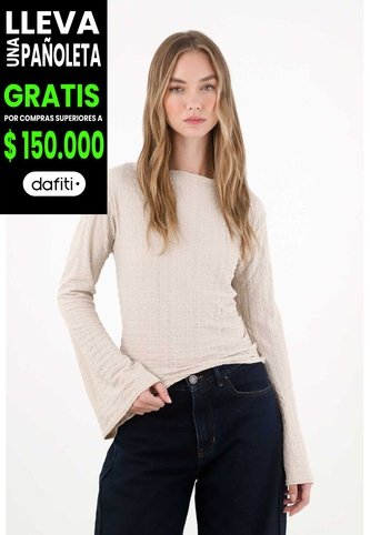 Tennis Camiseta Con Puños Tipo Campana Para Mujer Tennis