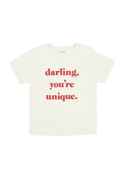 Tennis Camiseta Crudo Con Estampado De Letras Para Mujer