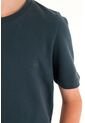Camiseta Azul Cuello Redondo Para Niño de Tennis
