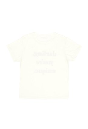 Tennis Camiseta Crudo Con Estampado De Letras Para Mujer