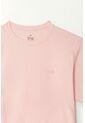 Camiseta Rosada Manga Corta Para Hombre de Tennis