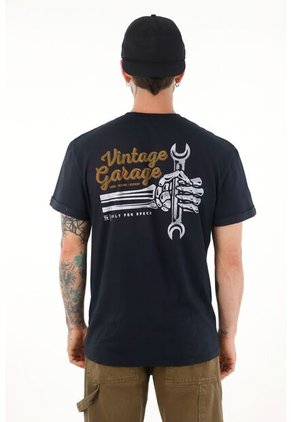 Tennis Camiseta Negra En 100% Algodón Para Hombre