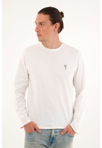 Tennis Tshirt Manga Larga Crudo Para Hombre Tennis Tennis